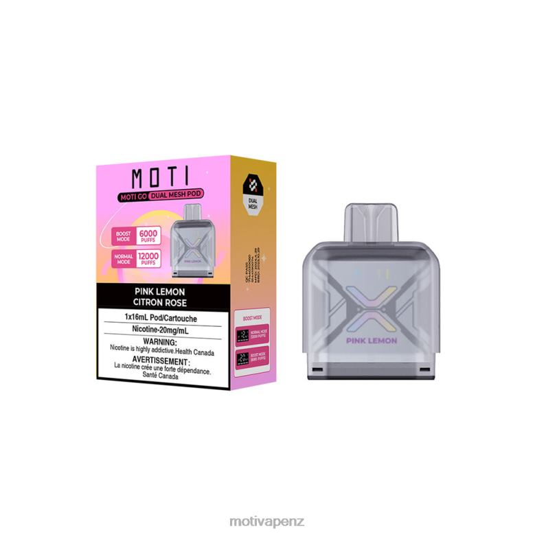 MOTI Vape Near Me - MOTI Go Pro Disposable Pod Pink Lemon 04XNH87