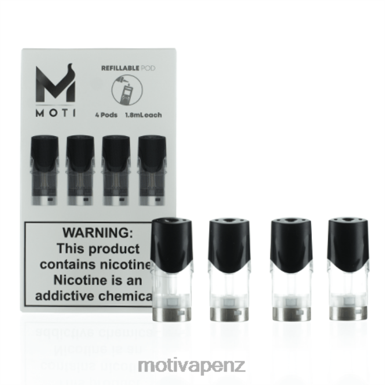 MOTI Vape Price - MOTI Refillable Replacement Pod Cartridges (Pack of 4) 04XNH74