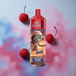 JNR Alien 10000 Puffs 20ml E-liquid LED (RGB) lights Blue Razz Cherry