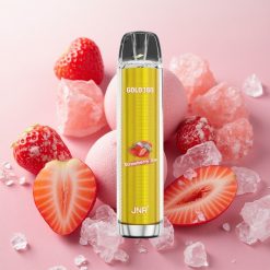 JNR Gold380 6000 Puffs 13ml E-liquid Capacity Strawberry Ice Disposable Vape