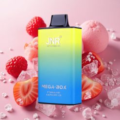 JNR Mega Box 25000 Puffs 30ml E-liquid Capacity Strawberry Raspberry Ice