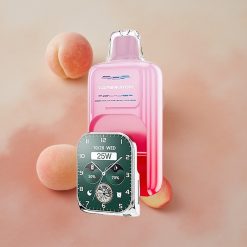 JNR VapeWatch 30000 Puffs 19ml E-liquid Capacity Dual Mesh Georgia Peach