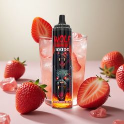 JNR Wolf Niplo 10000 Puffs Mesh Strawberry Mojito