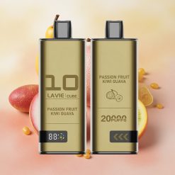 Lavie Cube 20000 Puffs 28ml E-liquid Capacity Disposable Vape Passion Fruit Kiwi Guava