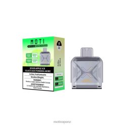 MOTI Vape Kit NZ - MOTI Go Pro Disposable Pod Sour Apple Ice 04XNH88
