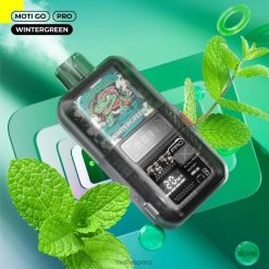 MOTI Vape Near Me - MOTI Go Pro Disposable Vape (5%, 12000 Puffs) Wintergreen 04XNH24