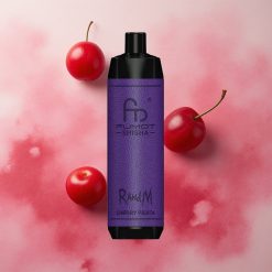 RandM Fumot Shisha 10000 Puffs 18ml E-liquid Capacity Disposable Vape Cherry Fiesta
