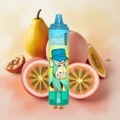 RandM Tornado 15000 Puffs 25ml E-liquid Capacity Mesh LCD Kiwi Passion Fruit Guava